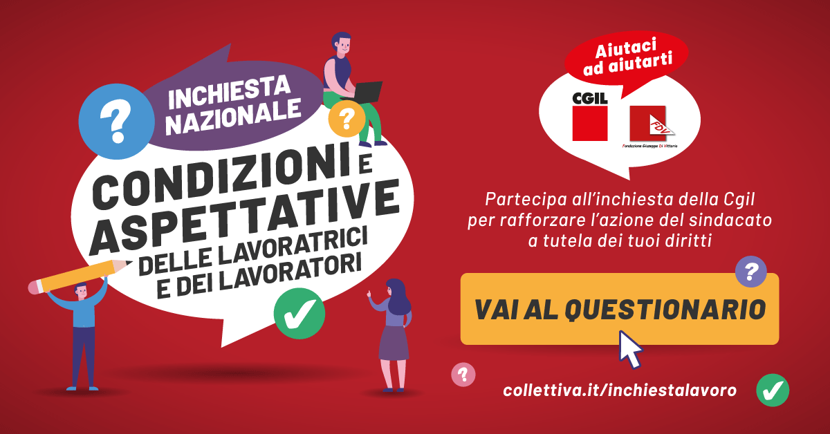 InchiestaLavoroCgil2022 banner