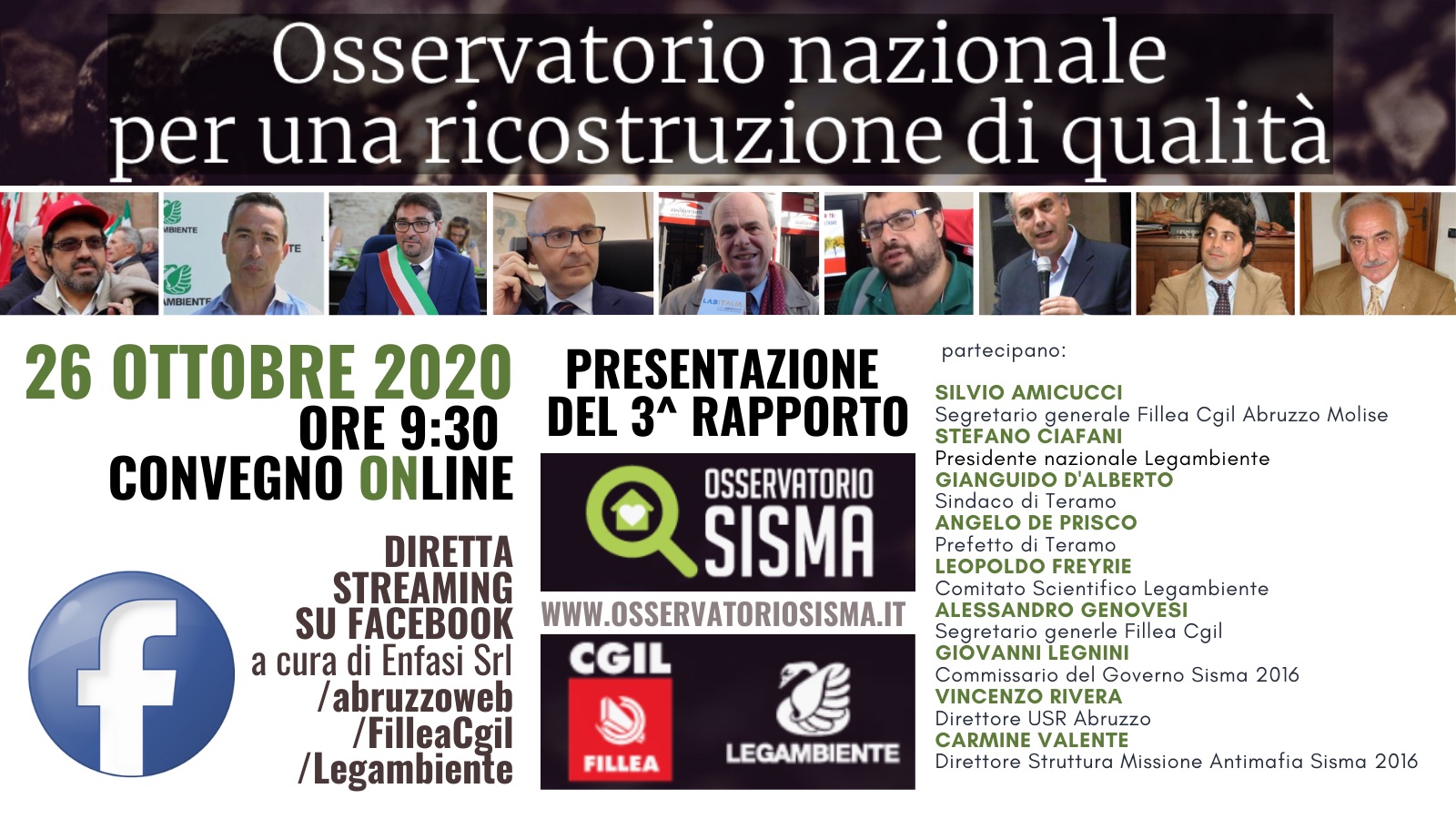261020 OsservatorioSismaRapporto